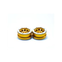 Metsafil Beadlock Wheels PT- Ecohole Gold/Silver 1.9 MT0050GOS