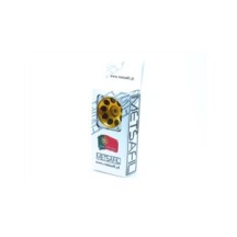 Metsafil Beadlock Wheels PT- Ecohole Gold/Silver 1.9 MT0050GOS