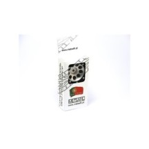 Metsafil Beadlock Wheels PT- Ecohole Silver/Black 1.9 (2 pcs) MT0050SB