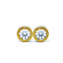 Metsafil Beadlock Wheels PT- Ecohole Silver/Gold 1.9 MT0050SGO