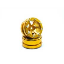 Metsafil Beadlock Wheels PT- Slingshot Gold/Gold 1.9 MT0030GOGO