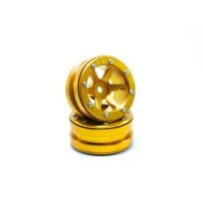 Metsafil Beadlock Wheels PT- Slingshot Gold/Gold 1.9 MT0030GOGO