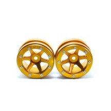 Metsafil Beadlock Wheels PT- Slingshot Gold/Gold 1.9 MT0030GOGO
