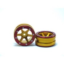 Llantas beadlock Slingshot oro/rojo Metsafil MT0030GOR (2)