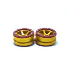 Metsafil Beadlock Wheels PT- Slingshot Gold/Red 1.9 MT0030GOR