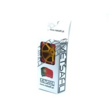 Metsafil Beadlock Wheels PT- Slingshot Gold/Red 1.9 MT0030GOR