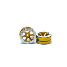 Llantas beadlock Metsafil Slingshot oro/plata MT0030GOS