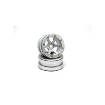 Metsafil Beadlock Wheels PT- Slingshot Silver/Silver 1.9 (2 pcs) MT0030SS