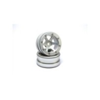 Metsafil Beadlock Wheels PT- Slingshot Silver/Silver 1.9 (2 pcs) MT0030SS