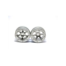 Metsafil Beadlock Wheels PT- Slingshot Silver/Silver 1.9 (2 pcs) MT0030SS
