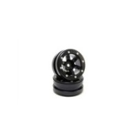 Metsafil Beadlock Wheels PT- Wave Black/Black 1.9 (2 pcs) MT0070BB