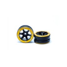 Llantas beadlock Metsafil Wave negro/oro MT0070BGO