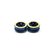 Metsafil Beadlock Wheels PT- Wave Black/Gold 1.9 MT0070BGO