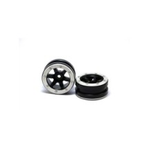 Llantas beadlock Metsafil Wave negro/plata MT0070BS