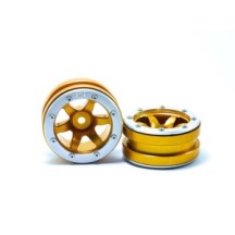 Llantas beadlock Metsafil Wave oro/plata MT0070GOS
