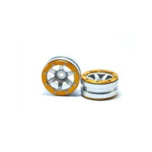 Llantas beadlock Metsafil Wave plata/oro MT0070SGO