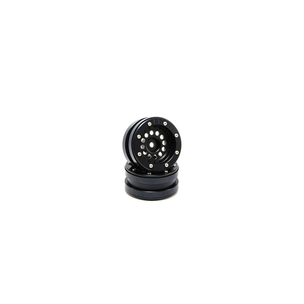 Metsafil Beadlock Wheels PT-Bullet Black/Black 1.9 (2 pcs) MT0020BB Metsafil Beadlock Wheels PT-Bullet Black/Black 1.9 (2 pcs) MT0020BB