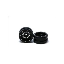 Metsafil Beadlock Wheels PT-Bullet Black/Black 1.9 (2 pcs) MT0020BB