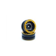 Metsafil Beadlock Wheels PT-Bullet Black/Gold 1.9 MT0020BGO