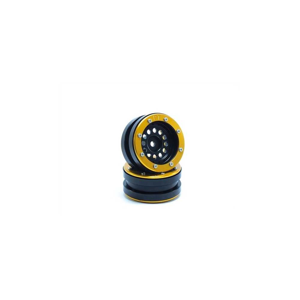 Metsafil Beadlock Wheels PT-Bullet Black/Gold 1.9 MT0020BGO Metsafil Beadlock Wheels PT-Bullet Black/Gold 1.9 MT0020BGO