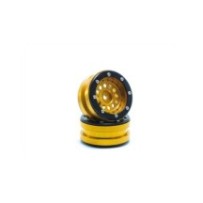 Metsafil Beadlock Wheels PT-Bullet Gold/Black 1.9 MT0020GOB