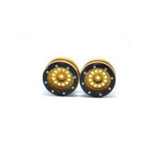 Metsafil Beadlock Wheels PT-Bullet Gold/Black 1.9 MT0020GOB