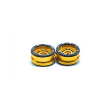 Metsafil Beadlock Wheels PT-Bullet Gold/Black 1.9 MT0020GOB