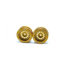 Metsafil Beadlock Wheels PT-Bullet Gold/Gold 1.9 MT0020GOGO