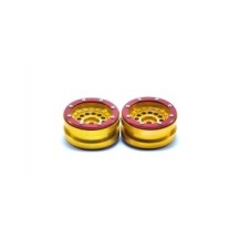 Metsafil Beadlock Wheels PT-Bullet Gold/Red 1.9 MT0020GOR