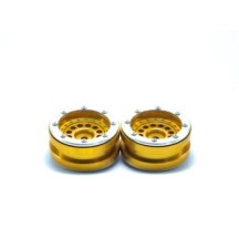 Metsafil Beadlock Wheels PT-Bullet Gold/Silver 1.9 MT0020GOS