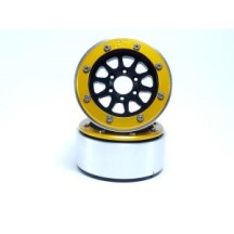 Metsafil Beadlock Wheels PT-Gear Black/Gold 1.9 MT5030BGO