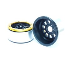 Metsafil Beadlock Wheels PT-Gear Black/Gold 1.9 MT5030BGO