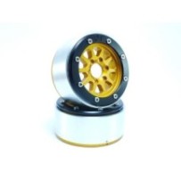 Metsafil Beadlock Wheels PT-Gear Gold/Black 1.9 MT5030GOB