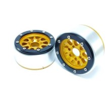 Metsafil Beadlock Wheels PT-Gear Gold/Black 1.9 MT5030GOB