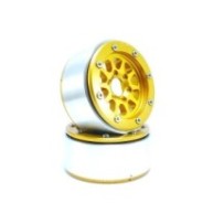 Metsafil Beadlock Wheels PT-Gear Gold/Gold 1.9 MT5030GOGO