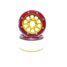 Metsafil Beadlock Wheels PT-Gear Gold/Red 1.9 MT5030GOR
