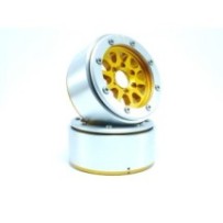 Metsafil Beadlock Wheels PT-Gear Gold/Silver 1.9 MT5030GOS