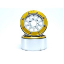 Llantas Metsafil PT-Gear plateadas MT5030SGO 1.9