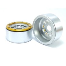 Metsafil Beadlock Wheels PT-Gear Silver/Gold 1.9 MT5030SGO