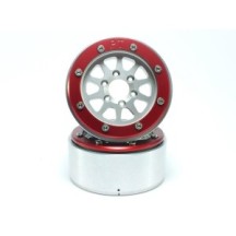 Llantas Metsafil PT-Gear plateadas MT5030SR 1.9
