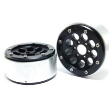 Metsafil Beadlock Wheels PT-Gun Black/Black 1.9 MT5020BB