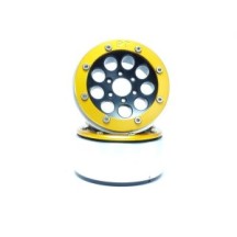 Llantas beadlock PT-Gun negras con anillos dorados Metsafil MT5020BGO (2)