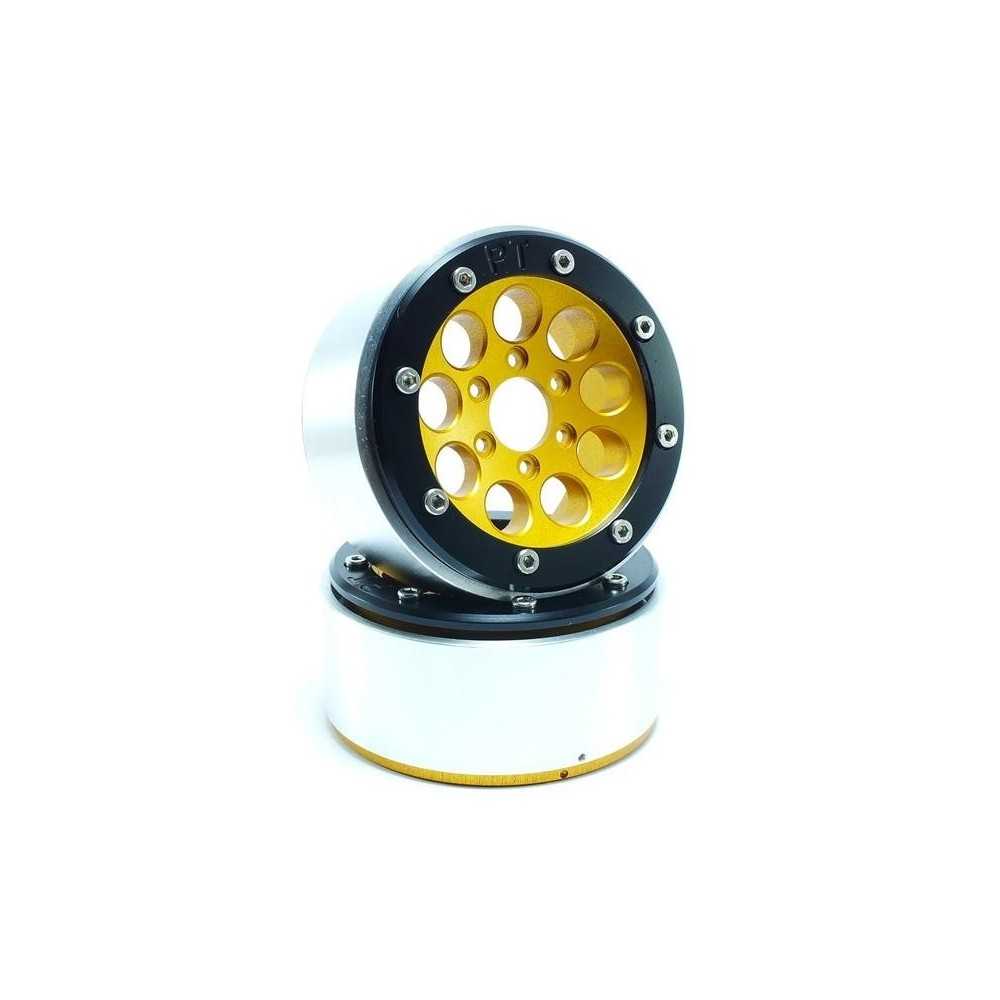 Metsafil Beadlock Wheels PT-Gun Gold/Black 1.9 MT5020GOB Metsafil Beadlock Wheels PT-Gun Gold/Black 1.9 MT5020GOB