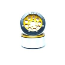 Llantas beadlock PT-Gun doradas con anillos negros Metsafil MT5020GOB (2)