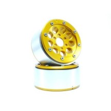 Metsafil Beadlock Wheels PT-Gun Gold/Gold 1.9 MT5020GOGO