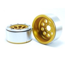 Metsafil Beadlock Wheels PT-Gun Gold/Silver 1.9 MT5020GOS