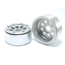 Metsafil Beadlock Wheels PT-Gun Silver/Silver 1.9 MT5020SS