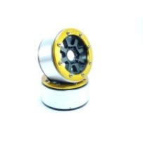 Metsafil Beadlock Wheels PT-Hammer Black/Gold 1.9 MT5040BGO