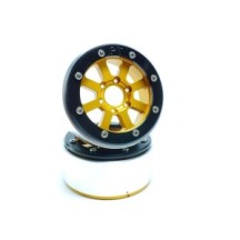 Metsafil Beadlock Wheels PT-Hammer Gold/Black 1.9 MT5040GOB