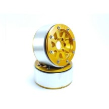Metsafil Beadlock Wheels PT-Hammer Gold/Gold 1.9 MT5040GOGO